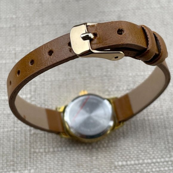 FMD Women Wristwatch Brown Faux Leather band Quartz Analog Watch w/ Box - Picture 12 of 12